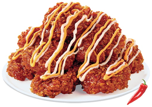 マムズタッチ（Mom's Touch）の旨辛チーズヤンニョムチキン